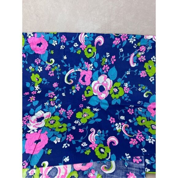Vintage Mod Flower Power Fabric 3.5 yards - Picture 5 of 7